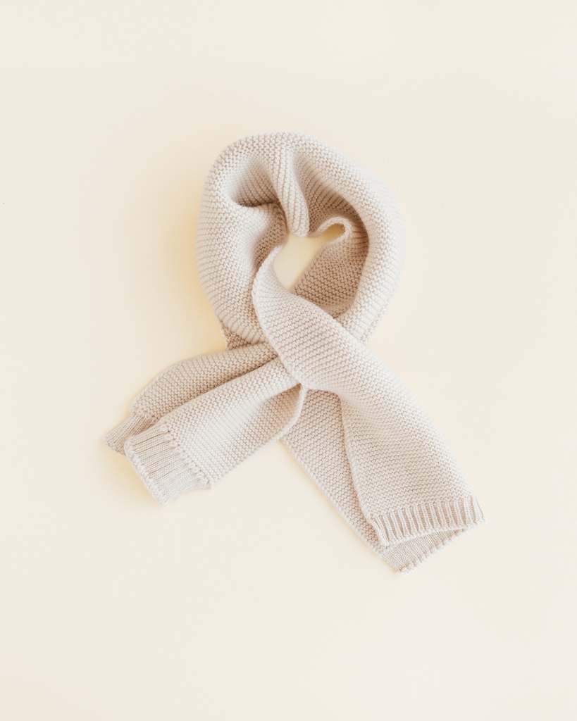 Hvid scarf Ivo
