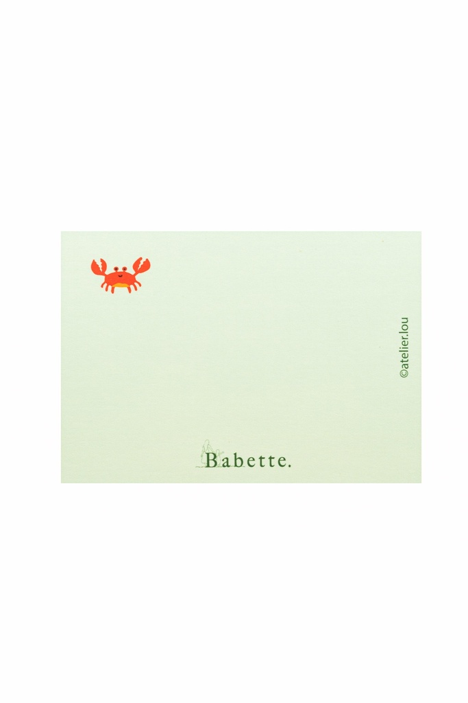 Atelier Lou - Wenskaart Kerst - Warme Wensen - 1 - Babette Oostduinkerke