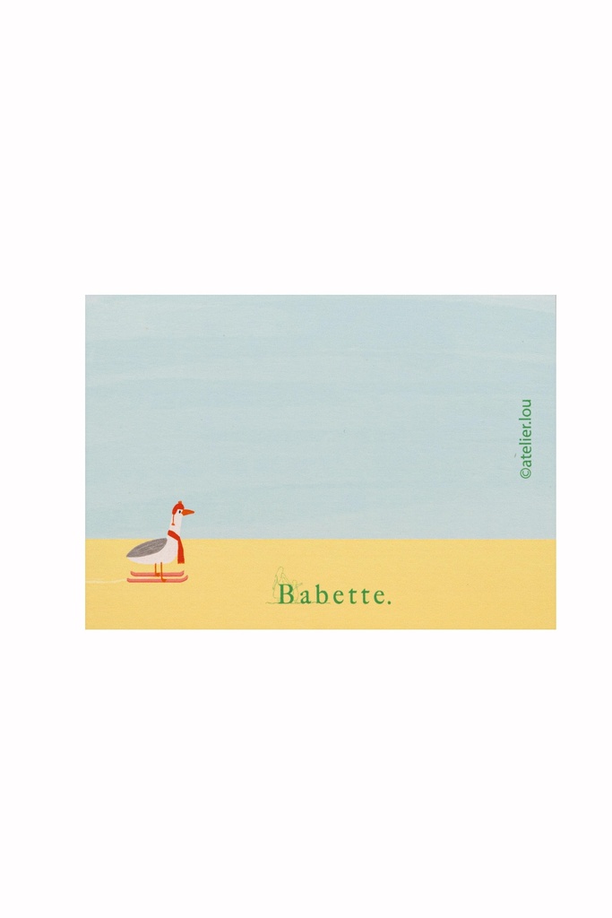 Atelier Lou - Wenskaart Kerst - Fijne Feestdagen - 1 - Babette Oostduinkerke