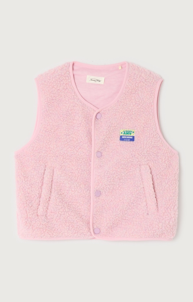 American Vintage - Hoktown vest zonder mouw (knoopsluiting) 