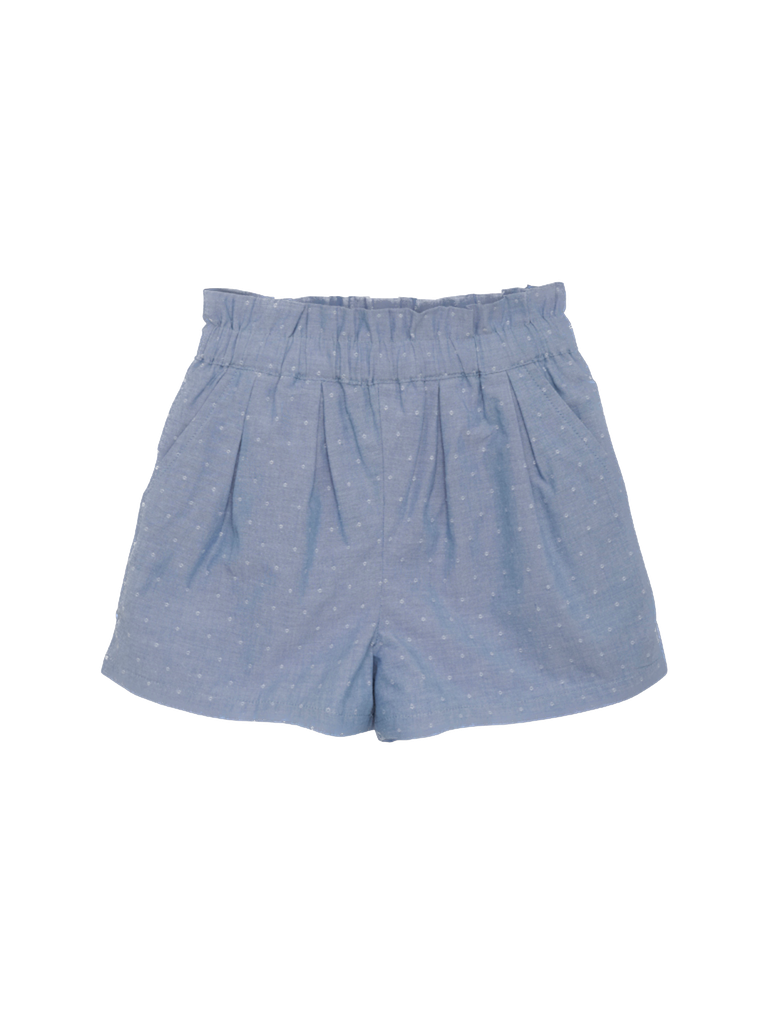 Creamie - Shorts chambray dot - Blue denim