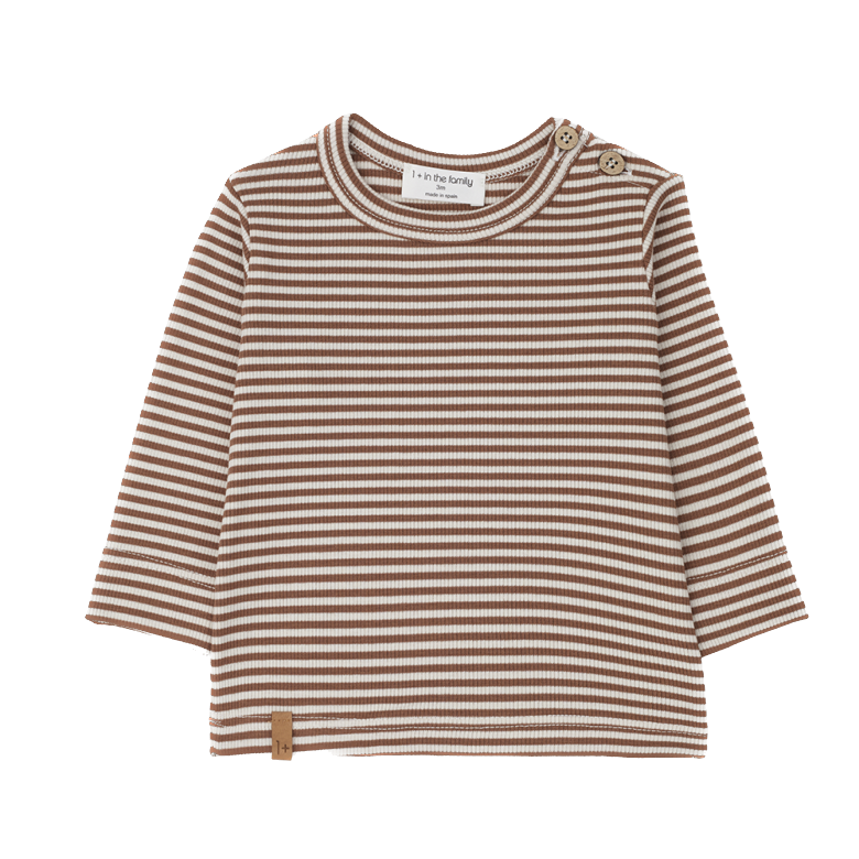 1+ In the family - Pablo long sleeve t-shirt - Sienna