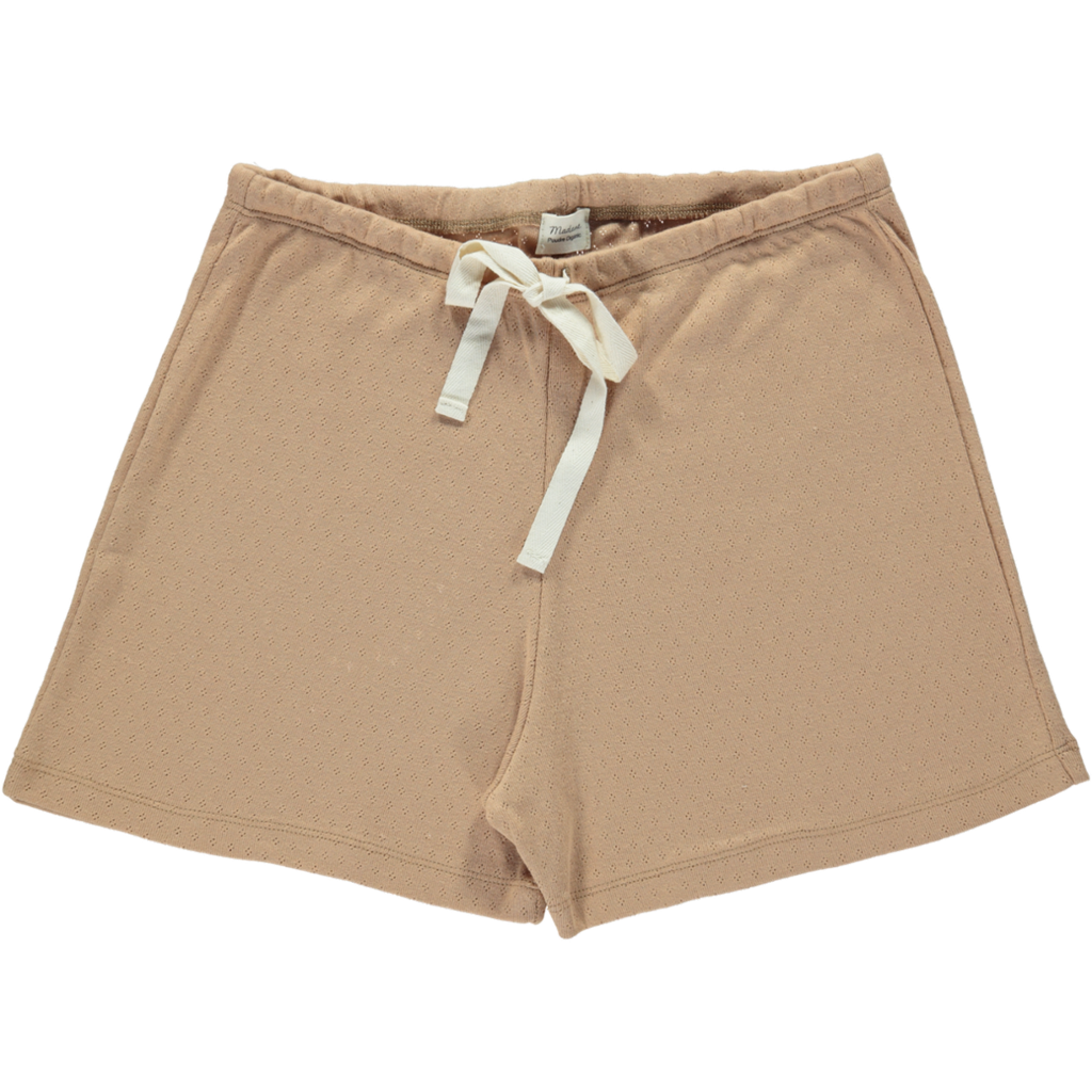 Hortensia openwork short - Indian tan