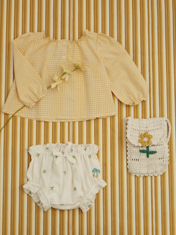 Emile et Ida - Baby bloomer - Broderie