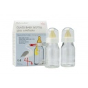 Natursutten - Set van twee glazen drinkflessen 110 ml