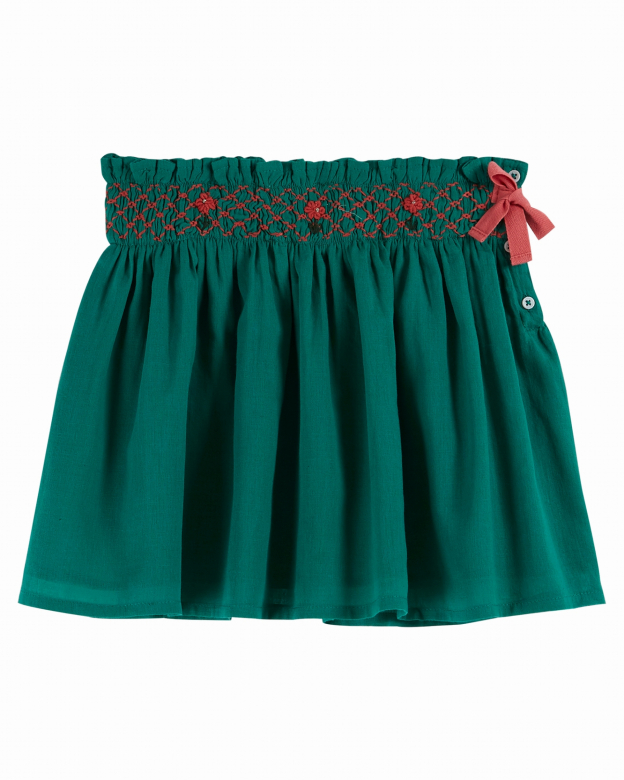 Emile et Ida - Skirt gaze coton - Haricot