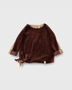 Bonnie & the gang - Aya knotted velvet sweater