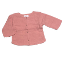 Pequeño Tocon - Baby cardigan Muselina - Pink