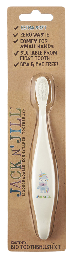 Jack n' Jill - Bio kindertandenborstel (Unicorn)