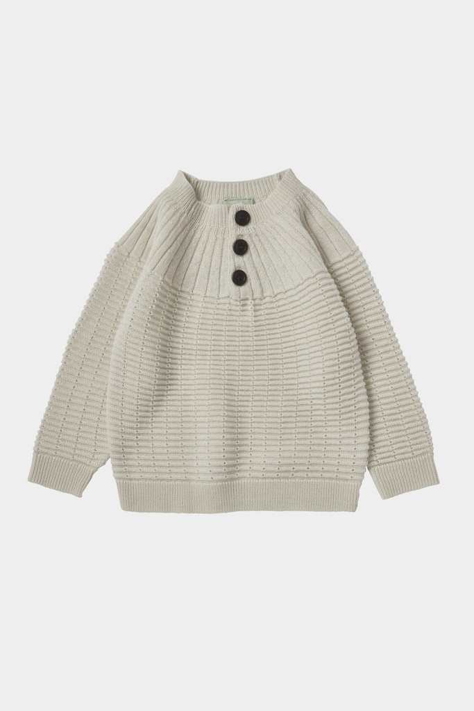 FUB - Baby Structure Sweater (Ecru) (6M)