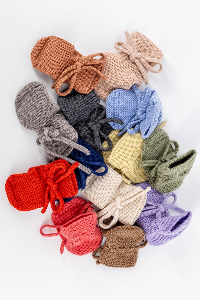 Hvid booties (9-15M, Lilac)