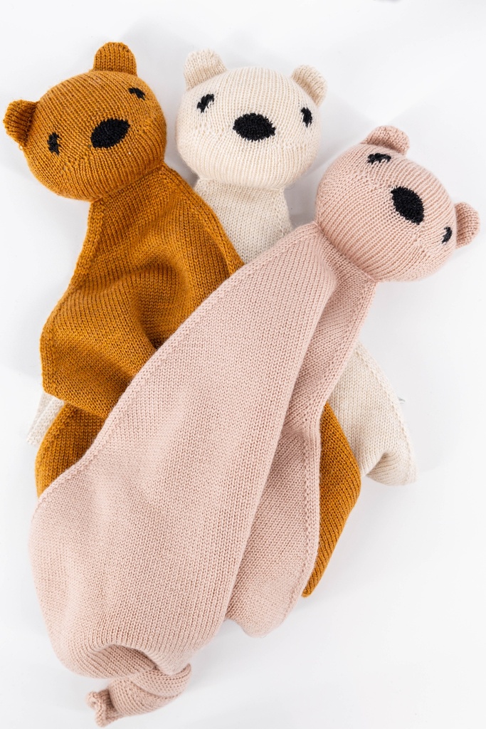 Hvid teddy Tokki (Light Yellow)