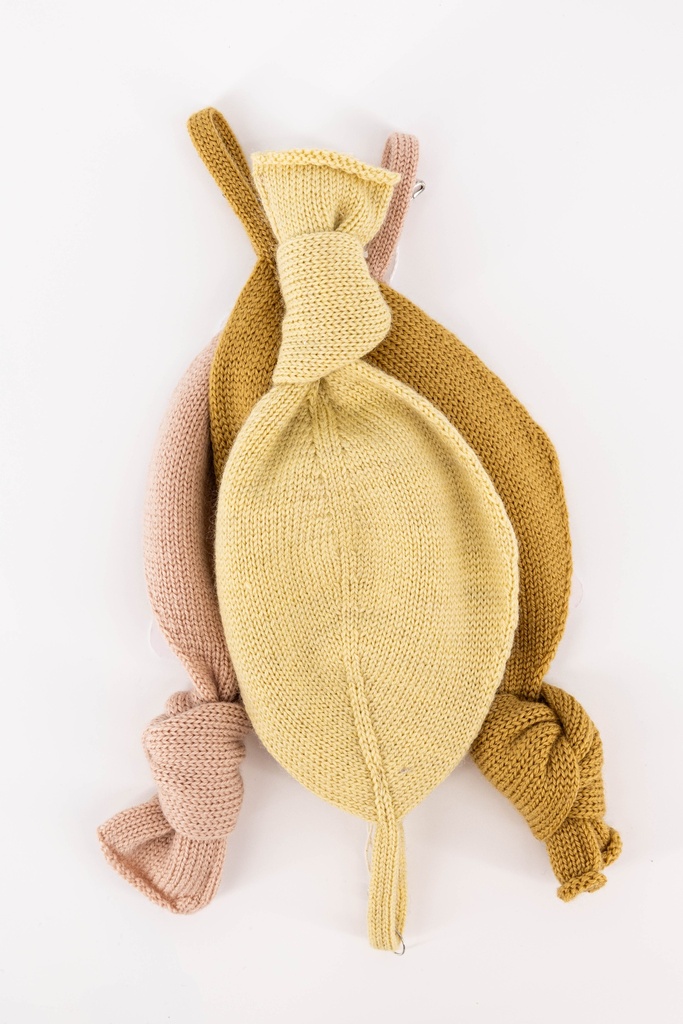 Hvid titi comforter holder (Apricot)