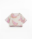 Play Up - Printed plush sweater 2AQ11351