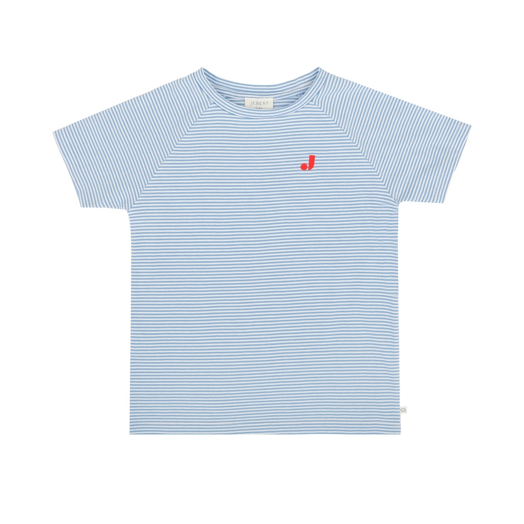 Jenest - T-shirt grape blue stripe