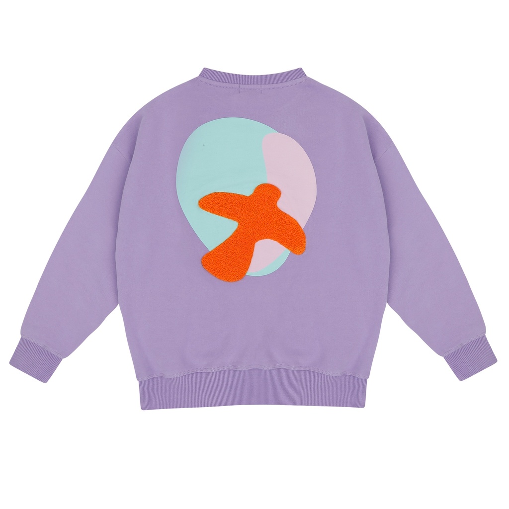 Jenest - Dream bird sweater in mauve purple