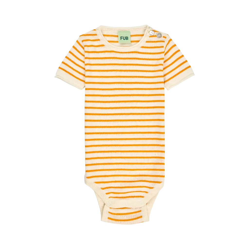 FUB - Baby body korte mouw (3 maand, Basil)