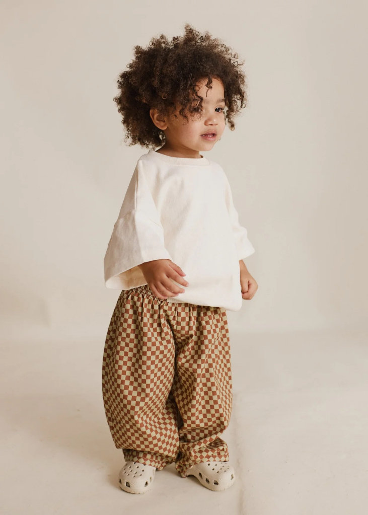 Claude & Co - Brick check kids broek (2 jaar)