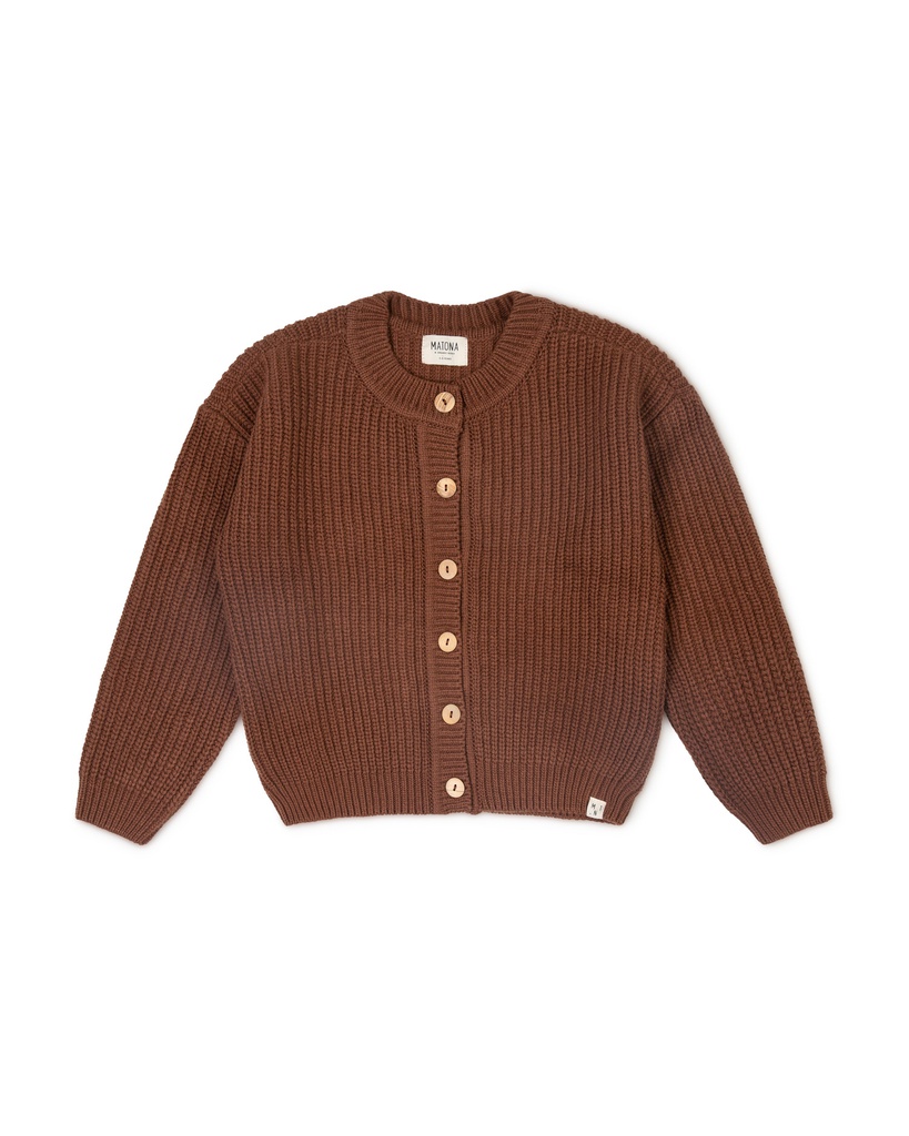 Matona - Nico cardigan - Tabacco