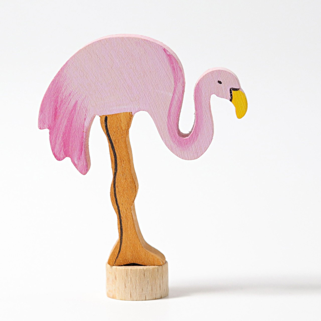 Grimms - Steekfiguur flamingo