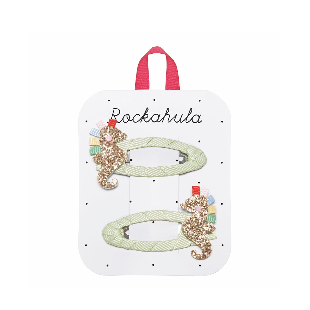 Rockahula - Rainbow seahorse clips