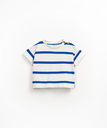 Play Up - Striped jersey t-shirt 1AQ11052