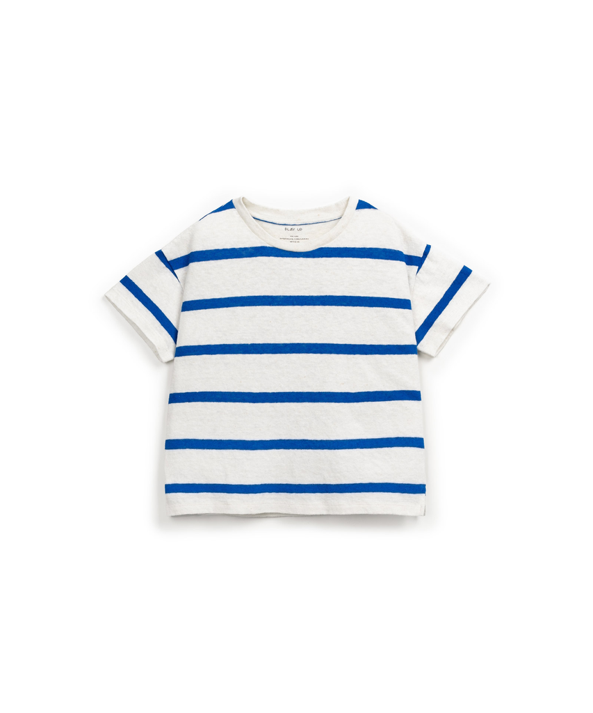 Play Up - Striped jersey T-shirt K 3AQ11052