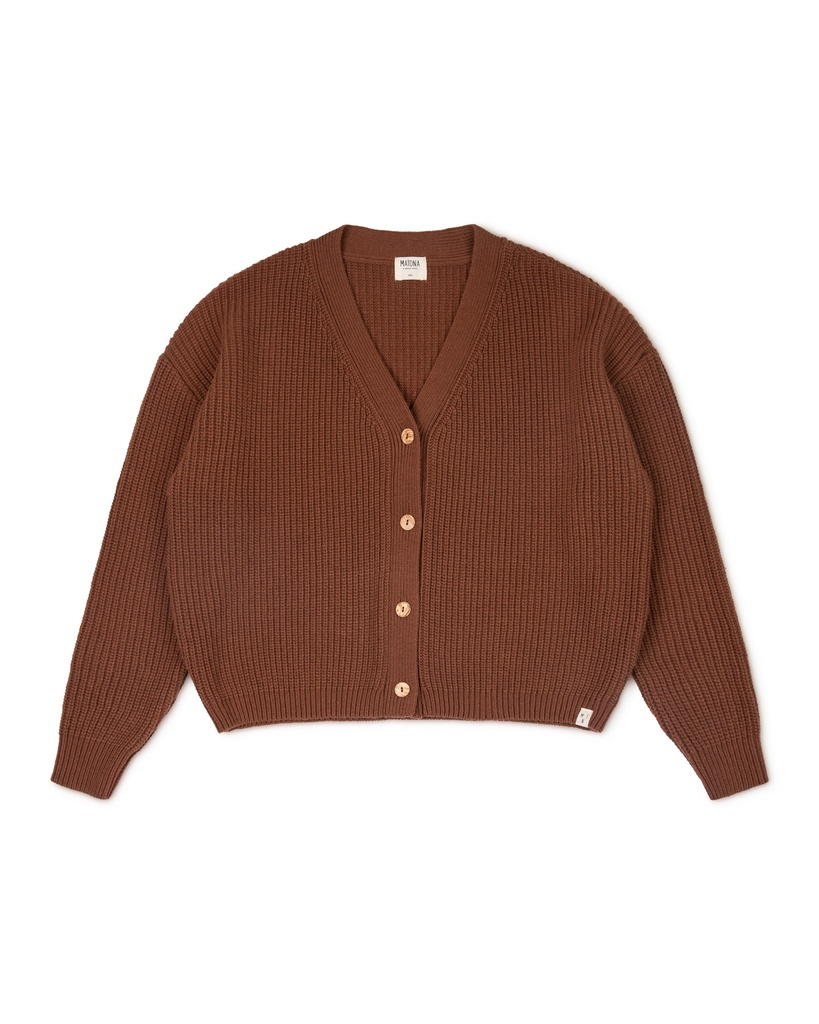 Matona - Alba cardigan adult - Tabacco