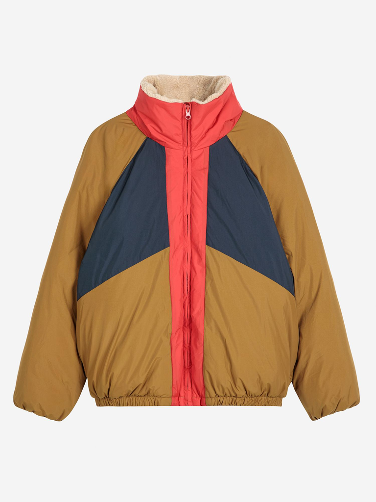 Bobo choses - Color block ranglan sleeve padded puffer
