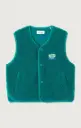 American Vintage - Hoktown Vest met drukknopen in Menthol