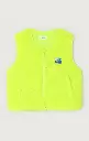 American Vintage - Hoktown Vest met drukknopen in Jaune Fluo