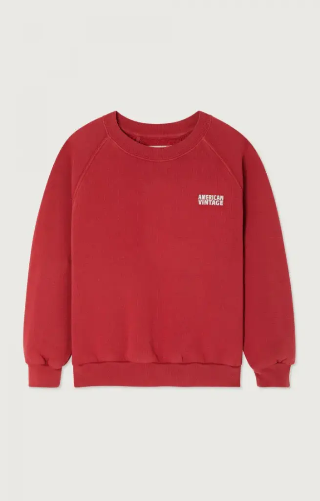 American Vintage - Izubird Sweater in Cerise Vintage