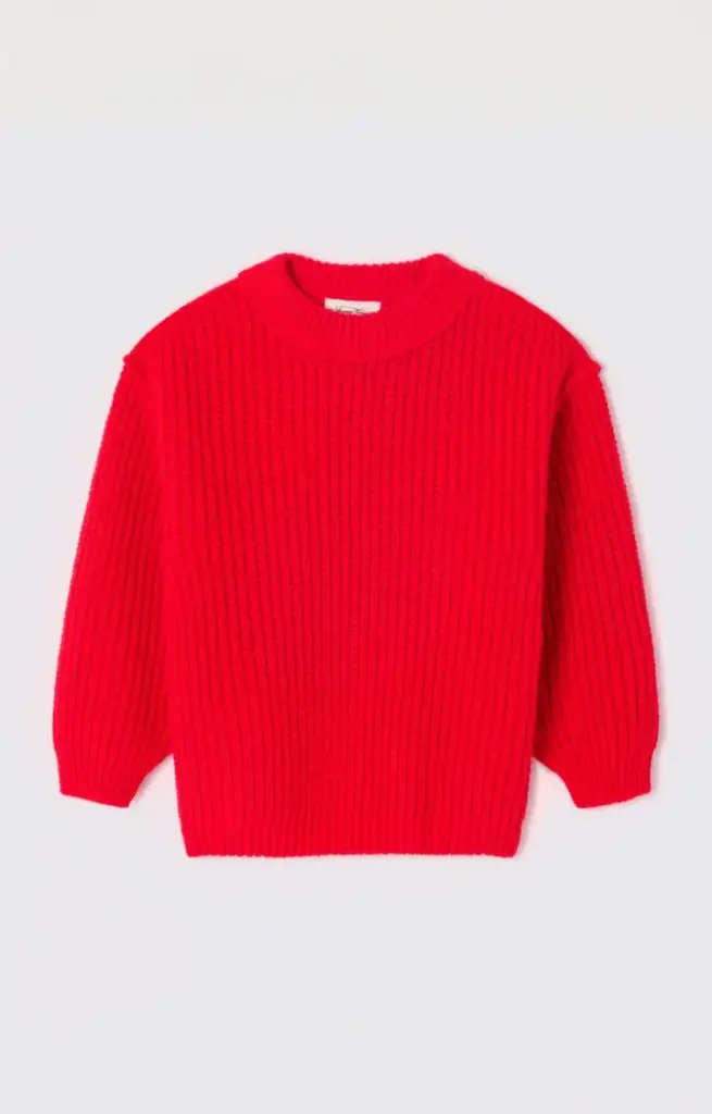 American Vintage - Crashway trui in Ecarlate