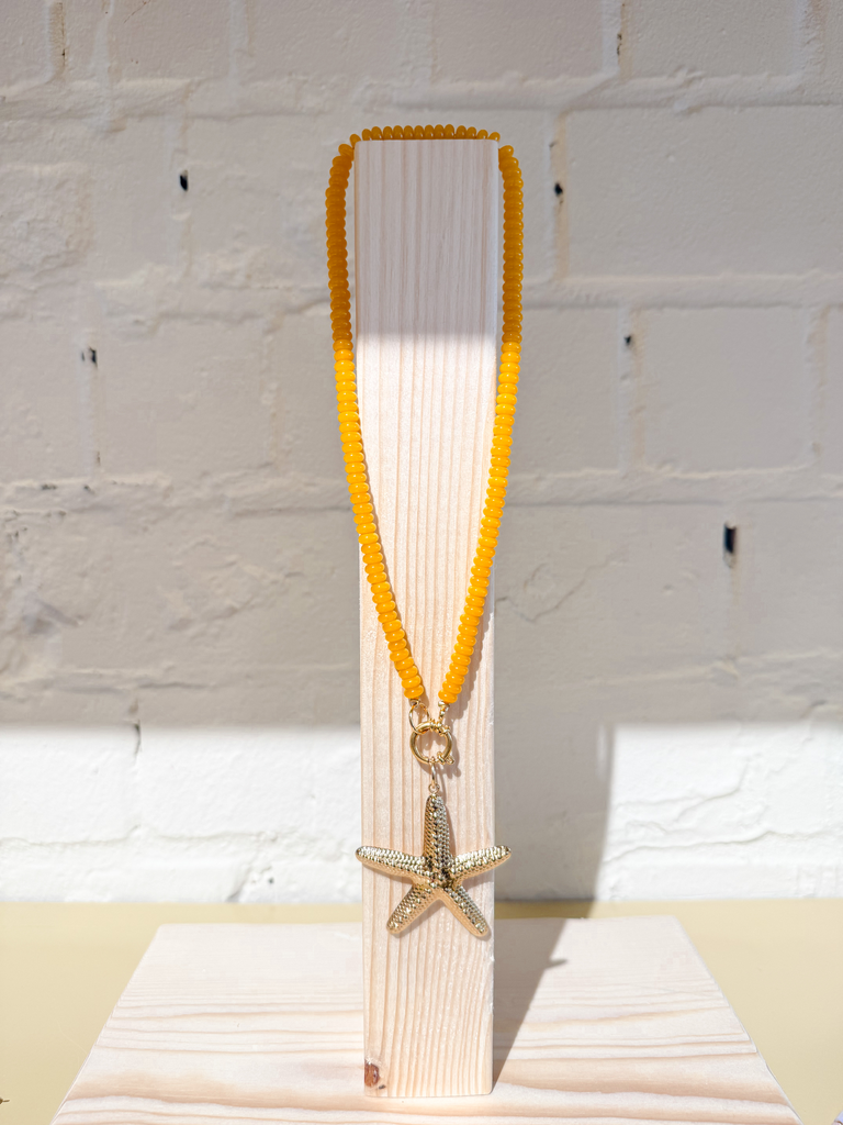 Kimchi - Ketting zeester geel