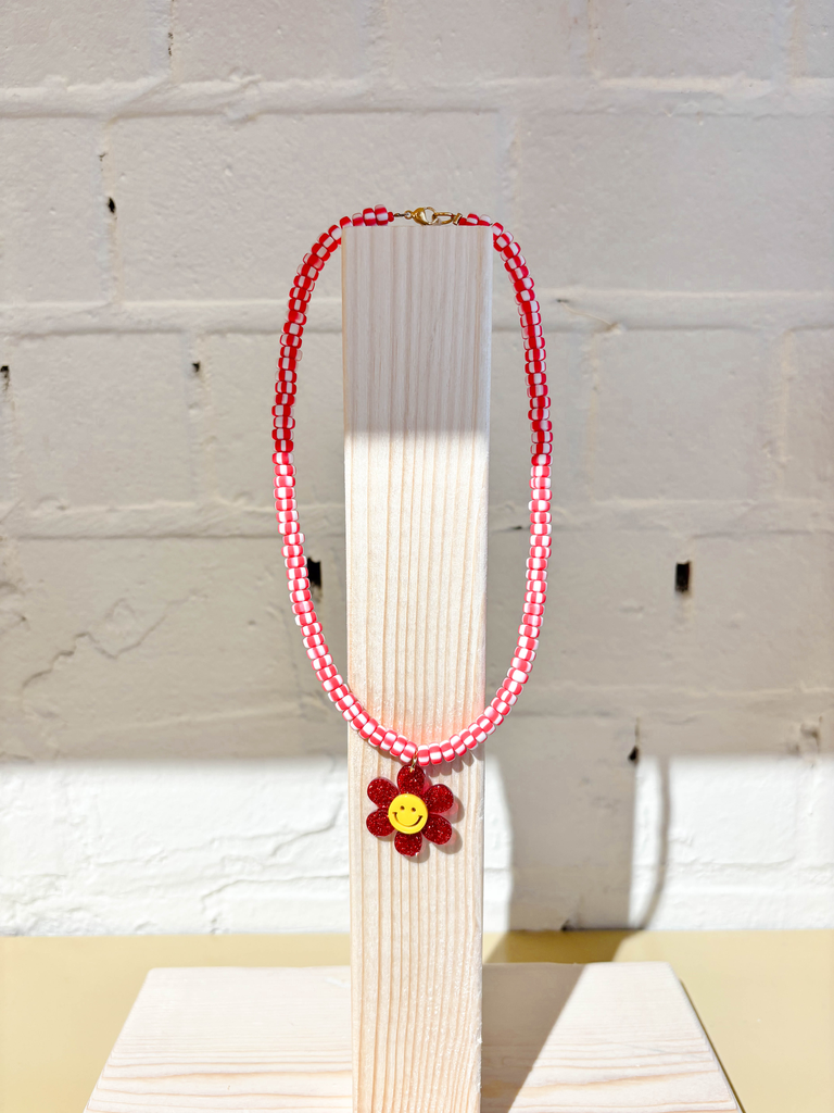 Kimchi - Ketting rode bloem