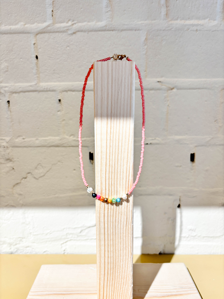 Kimchi - Ketting Miyukli  roze 