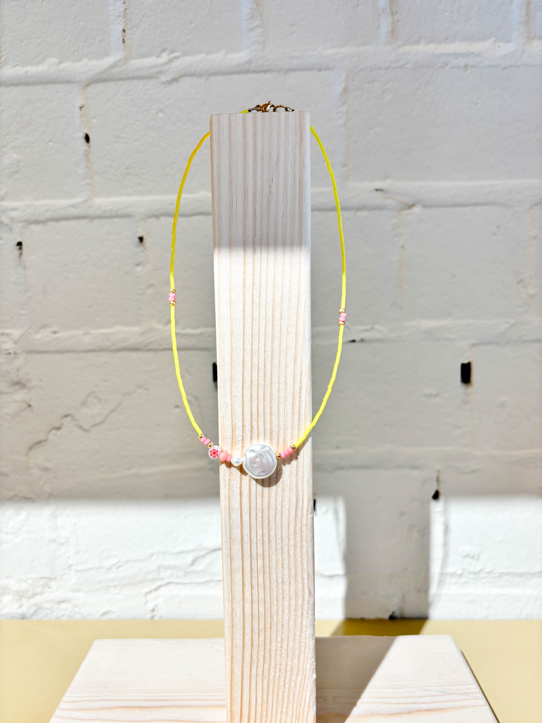 Kimchi - Ketting Miyukli  geel