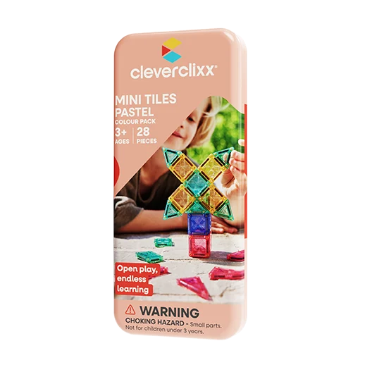 Cleverclixx - Mini tiles pack pastel (28 stuks) 
