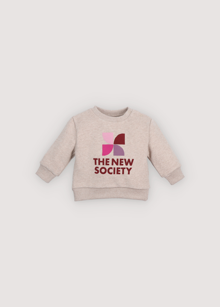 The new society - Logo baby sweater