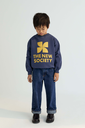 The new society - Logo sweater infinite navy