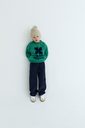 The new society - Logo sweater Radiant emerald 