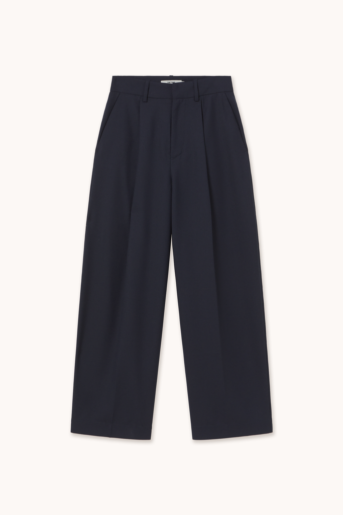 The tiny big sister - Wool pleated trousers
