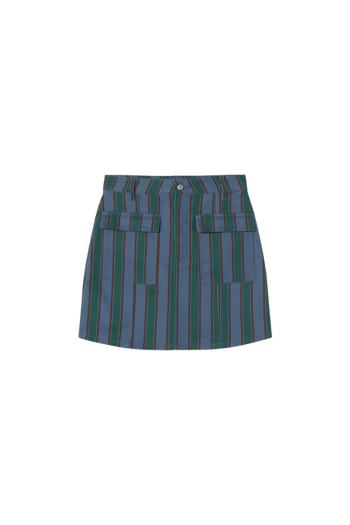 The tiny big sister - Striped mini skirt