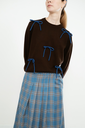 The tiny big sister - Sara bow sweater