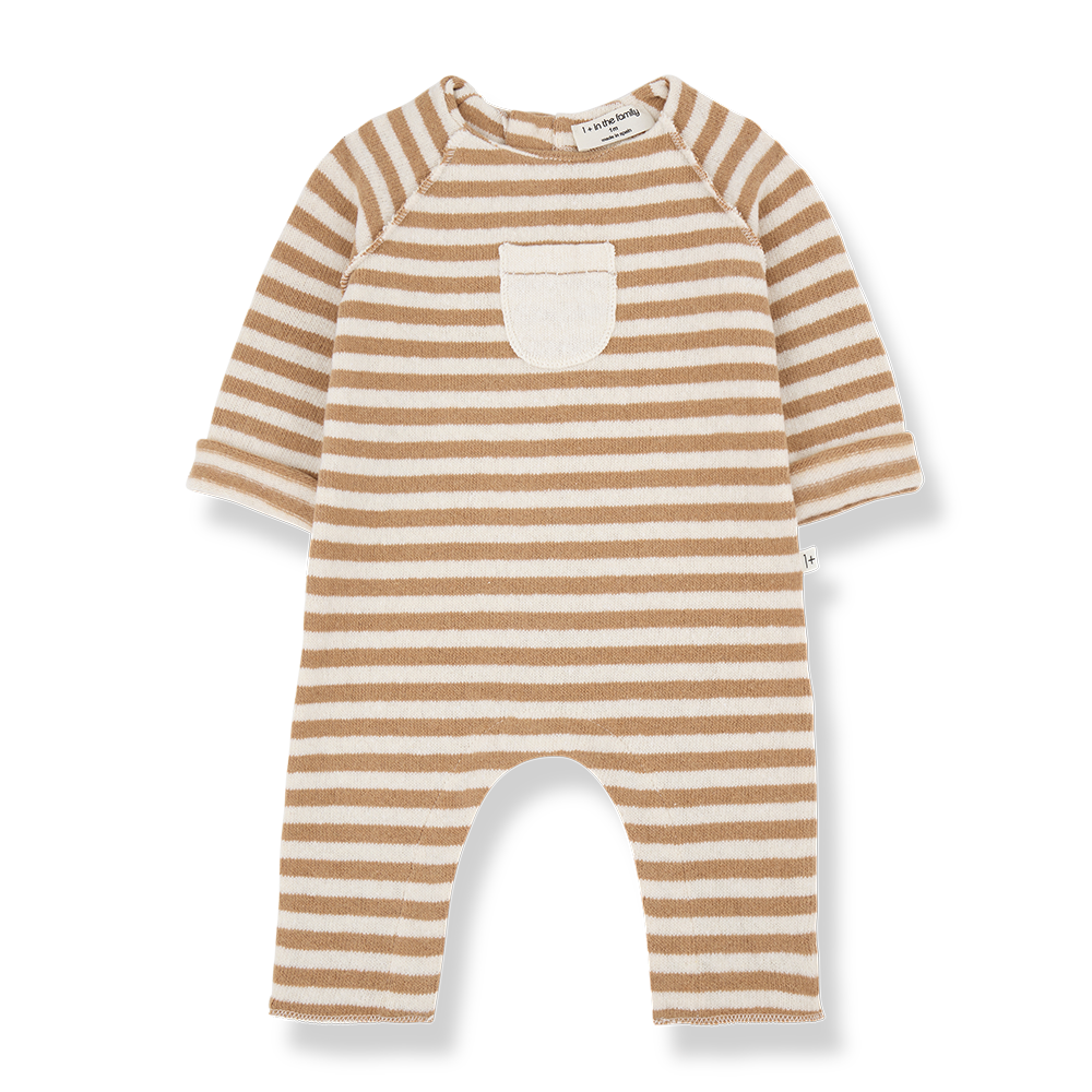 1+ In the family - Sacha biscotto jumpsuit 