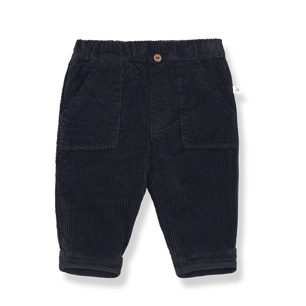 1+ In the family - Louis dark blue lined pants 
