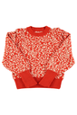Sisters department - Knitted soft sweater Red/Ecru 