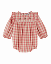 Emile & Ida – BB Combibloomer gingham roze (AC202)
