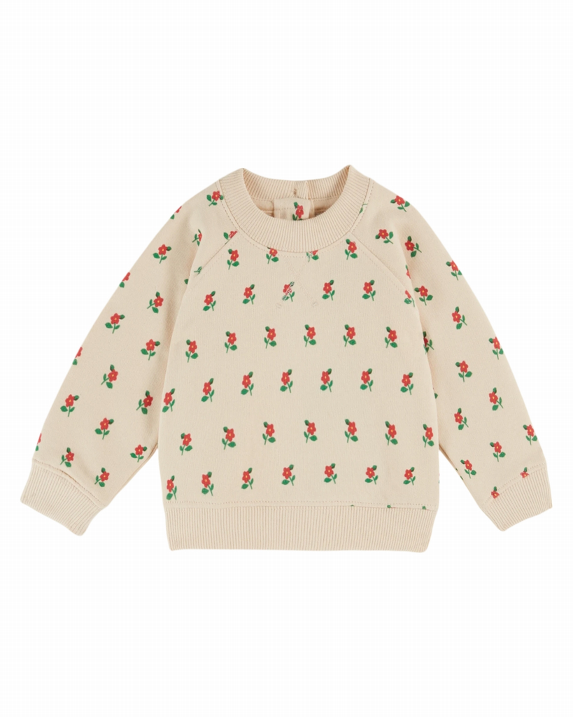 Emile & Ida – BB Sweater all-over bloemenprint crème (AC179)