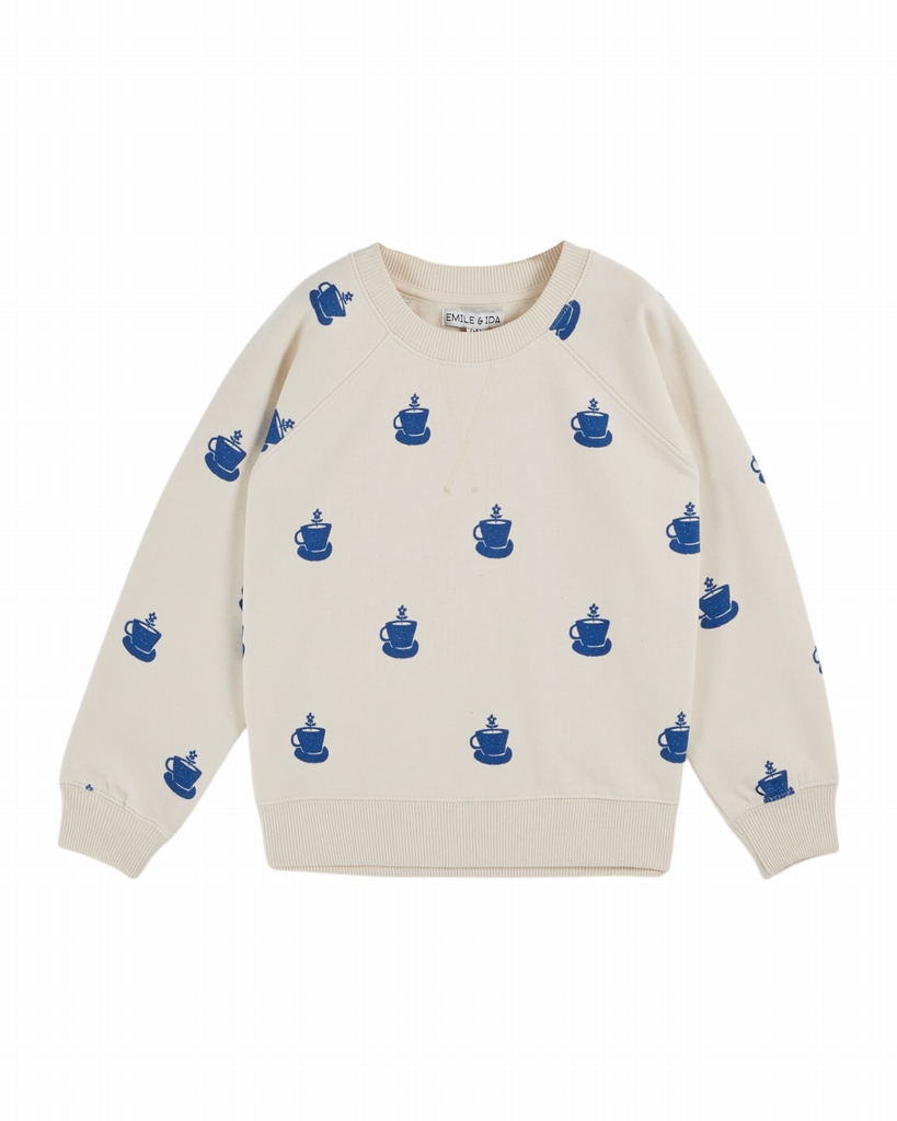 Emile & Ida – Sweater met kopjesprint (AC179A)